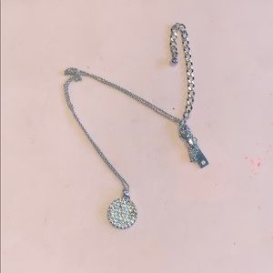 Rhinestone pendant necklace